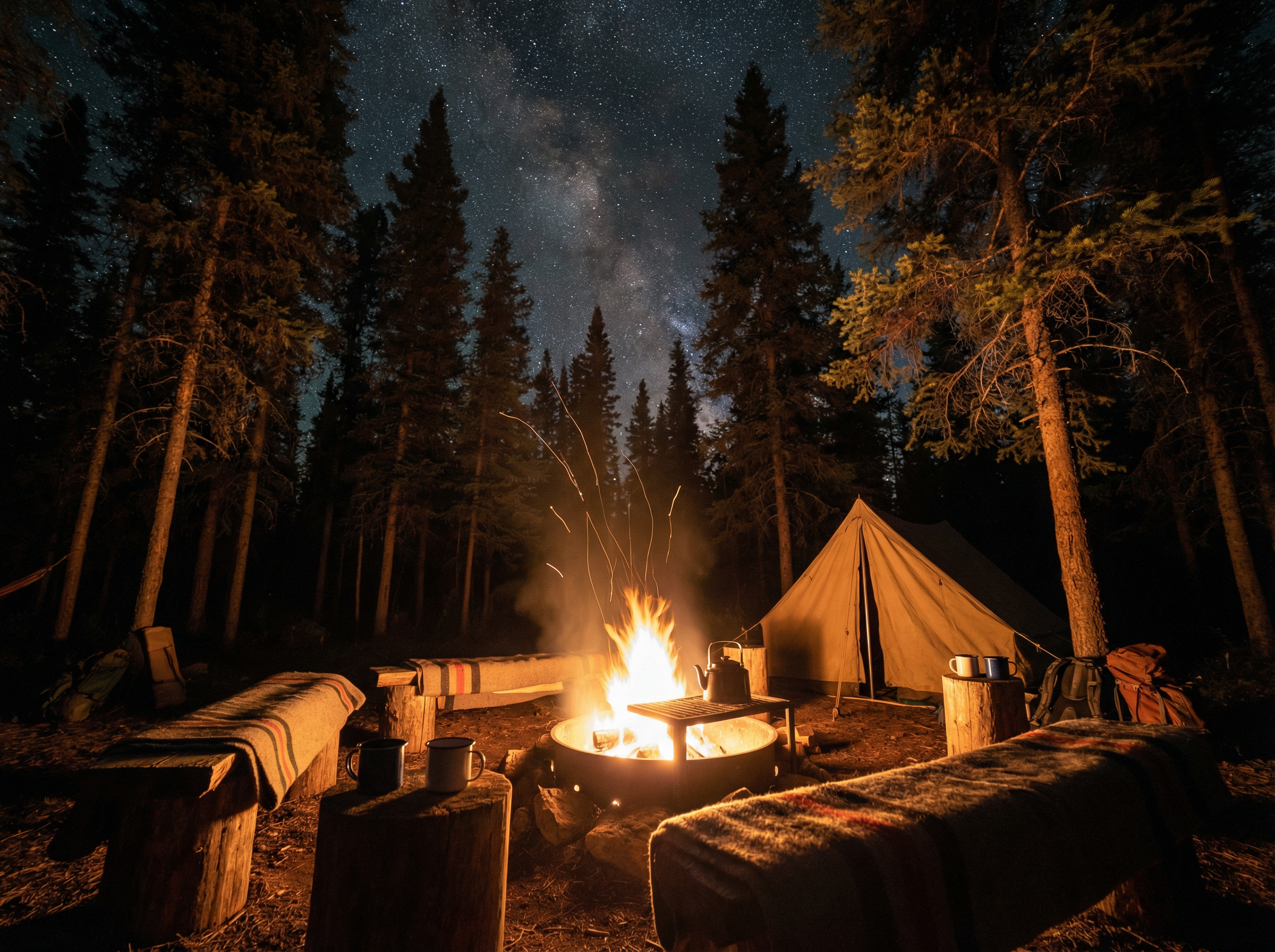 加拿大pc28 - 营地篝火旁的策略讨论