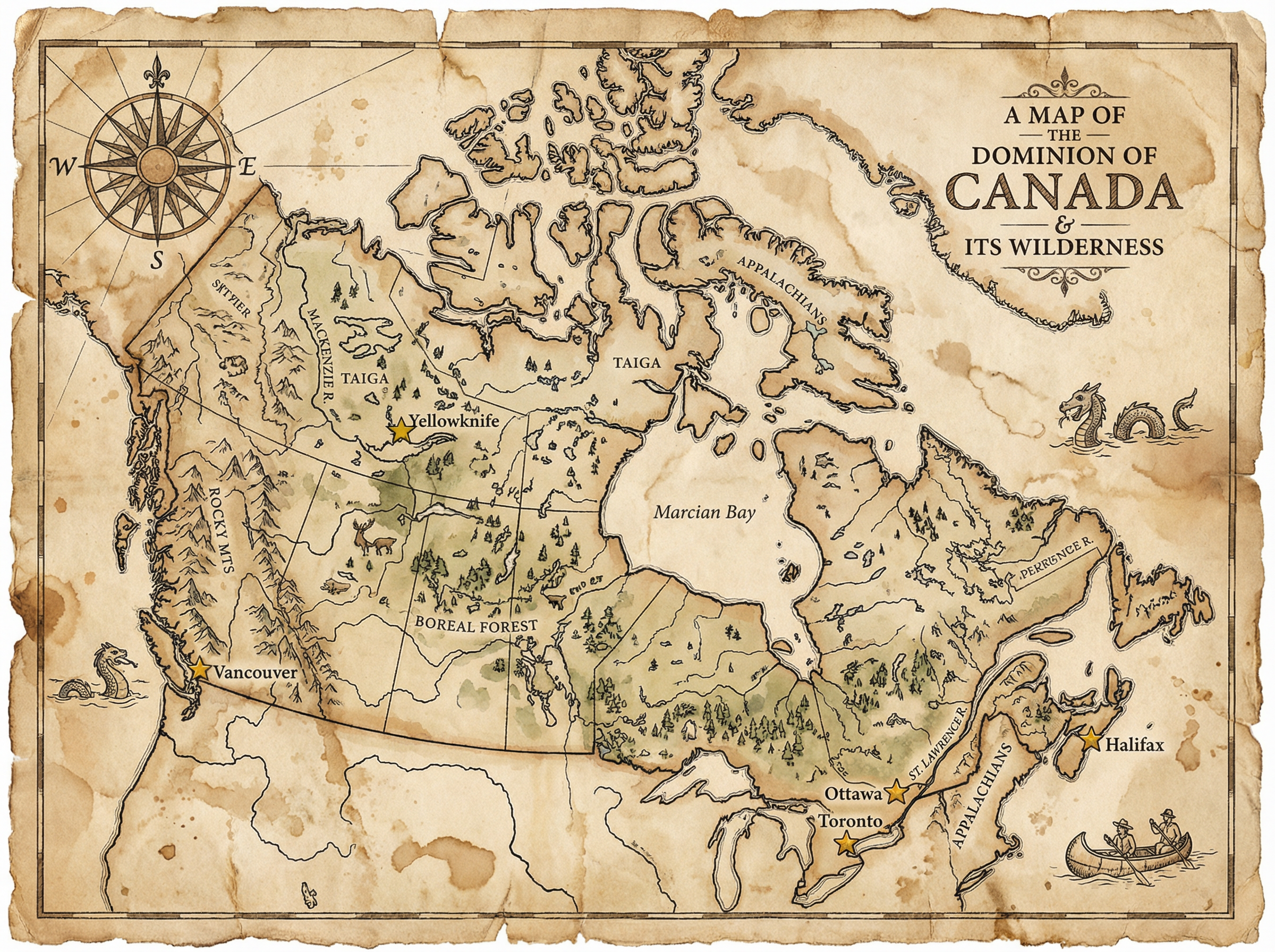 加拿大pc28 - 幸运数字分布手绘地图